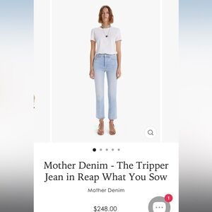 MOTHER Superior The Tripper Straight Jeans Reap What You Sow